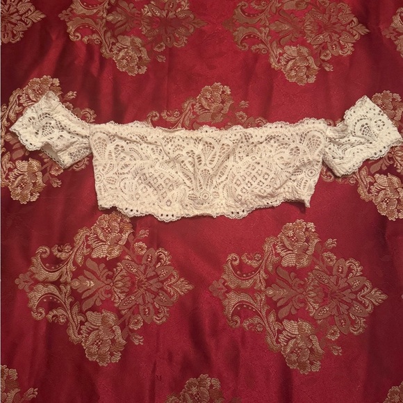Victoria’s Secret White Lace Bandeau Bralette XS - Picture 1 of 3